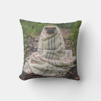 Grappig huisdier PUG cadeau idee - bel thuis Kussen