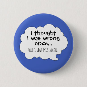 Grappig humor dat ik dacht dat ik de verkeerde car ronde button 5,7 cm