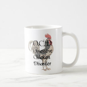Grappig Humorisme OCD obsessief-Chicken Disorder Koffiemok