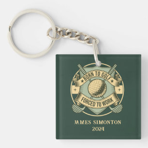 Grappig Humorous Golfquote Custom  Custom Sleutelhanger