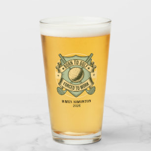 Grappig Humorous Golfquote Custom Glas