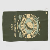 Grappig Humorous Golfquote Custom  Golfhanddoek (Horizontaal)