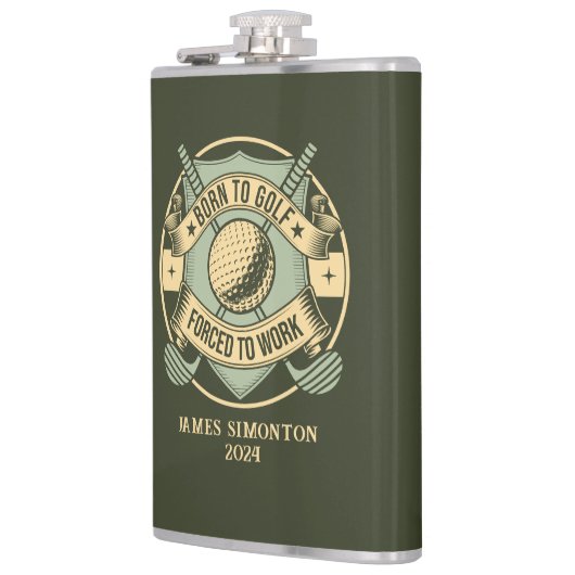 Grappig Humorous Golfquote Custom Heupfles (Links)