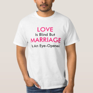 Grappig huwelijk citeert Mannen T-shirt