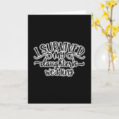 Grappig Huwelijk Dochter Design Kaart (Gele Bloem)