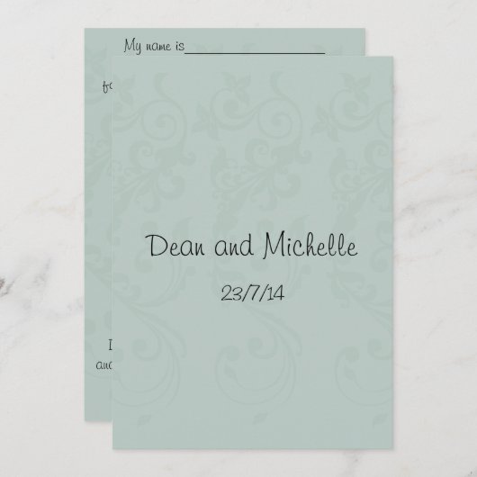 Grappig huwelijksadvies, commentaar advieskaart (Voorkant / Achterkant)