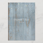 Grappig Huwelijksadvies, Rustiek Hout, Op Maat Programma (Achterkant)