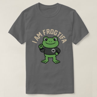 Grappig I AM FROGTIFA Portland Kikker Meme T-shirt