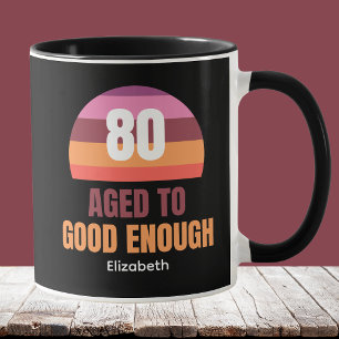 Grappig idee voor een mok voor de 80e verjaardag Z