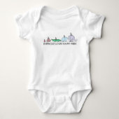 Grappig iedereen houdt van Shark Week Romper (Voorkant)