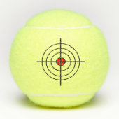 Grappig Ierland Bullseye Tennisballen (Voorkant)