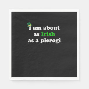 Grappig Iers als een Pierogi Ierland Pools Polen F Servet