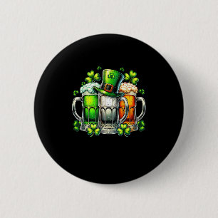 Grappig Iers Ierland St Patrick's Day Drink deel Ronde Button 5,7 Cm
