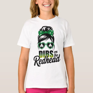 Grappig Iers meisje St Patricks Day Shamrock T-shirt