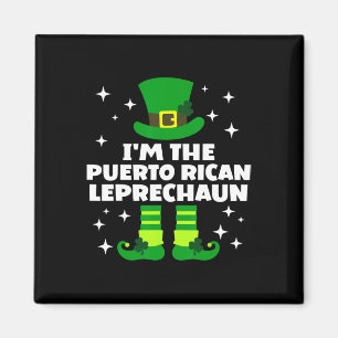 Grappig Iers Puerto Ricaans Leprechaun St Patricks Magneet