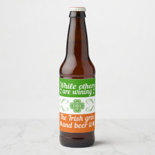 Grappig Iers St. Patrick's Day Bierlabel Bier Etiket