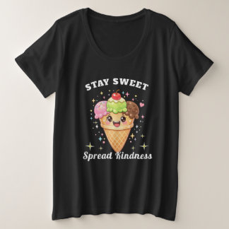 grappig ijs grote maat t-shirt