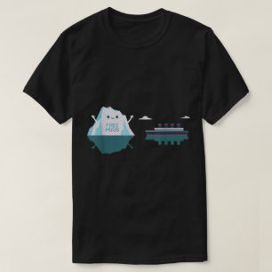 Grappig Ijsberg Gratis Knuffels Meme Design T-shirt