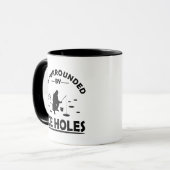 Grappig ijsvis quote mok (Voorkant links)