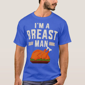 Grappig Ik ben een man voor thanksgiving feestdine T-shirt