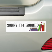 Grappig, ik ben geboekt Bumpersticker (Op auto)