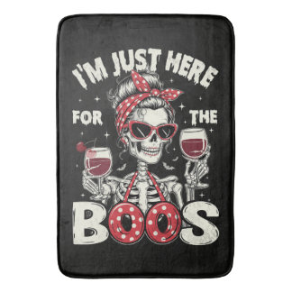 Grappig ik ben hier alleen voor de Boos Skeleton Badmat