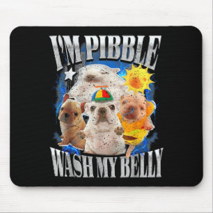 Grappig Ik Ben Pibble Hond Puppy Was Maak Mijn Bui Muismat