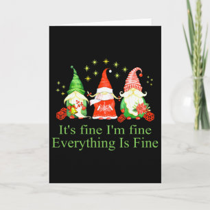 Grappig Ik Ga Leuk Alles Is Leuk Kabouter Kerst Kaart