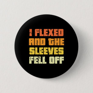 grappig ik gebogen en de Sleeves viel van Bo Ronde Button 5,7 Cm