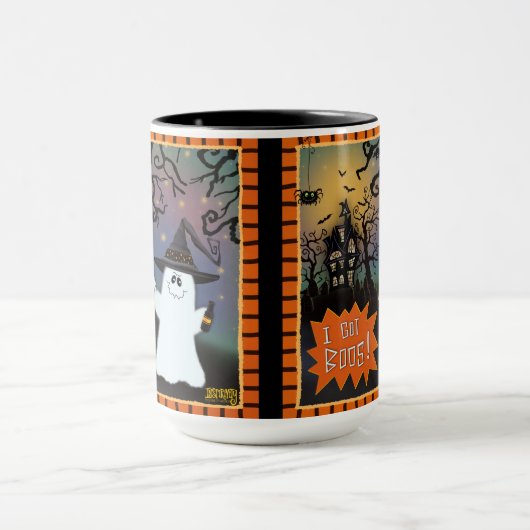 Grappig Ik Got Boos Ghost Leuke Spooky Coffee Mok (Midden)