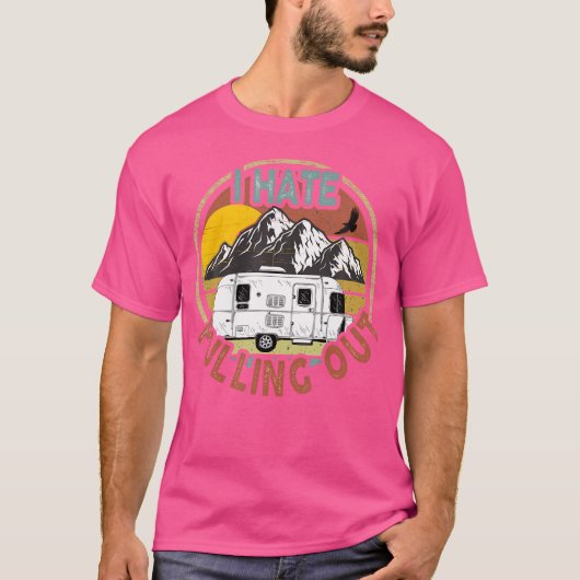 Grappig Ik Haat Het Uittrekken Van Bergen Rv Campi T-shirt (Voorkant)