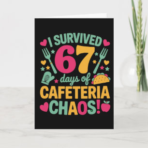 Grappig ik heb 67 dagen cafetariacaos overleefd op kaart