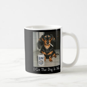 Grappig, ik heb die hond in mij Dachshund Worst Ho Koffiemok