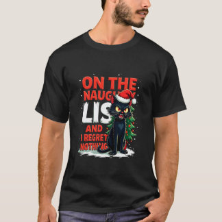 Grappig Ik Heb Geen Spijt Van De Stoute Lijst Kers T-shirt