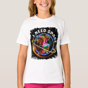 GRAPPIG IK HEB RUIMTE ASTRONAUT MELKWEGSTELSEL NOD T-SHIRT