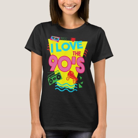 Grappig Ik hou van de 90's Schattigee Pop Lover Cu T-shirt (Voorkant)