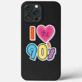 Grappig Ik hou van de jaren '90, 1990's Theme Part iPhone 13 Pro Max Hoesje