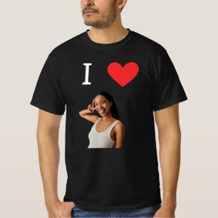 Grappig Ik Hou Van Foto Van Vriendin Persoonlijk T-shirt