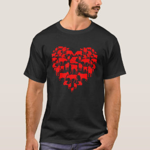 Grappig Ik Hou Van Mijn Koeien Liefhebbers Boeren T-shirt