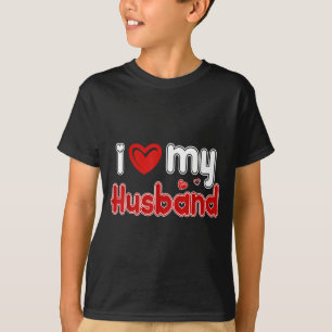 Grappig Ik Hou Van Mijn Man T-shirt