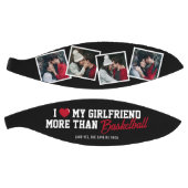 Grappig Ik hou van mijn Vriendin 4 Foto Basketbal (Panelen)