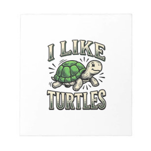 Grappig Ik Hou Van Schildpadden Vintage Schildpad  Notitieblok