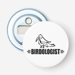 Grappig Ik Hou Van Vogels Button Flesopener