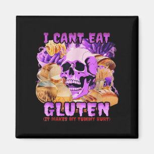 Grappig, ik kan geen gluten eten, het doet mijn bu magneet