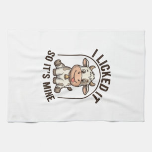 Grappig Ik Likte Het Koe Vintage Boerderij Shirt O Theedoek