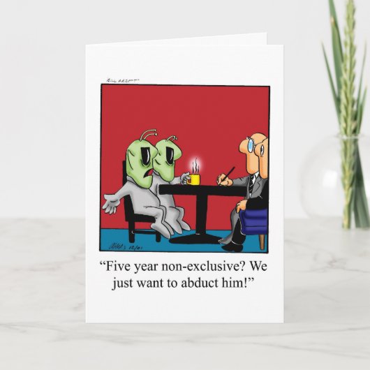 Grappig, ik mis je Wenskaart Kaart (Voorkant)