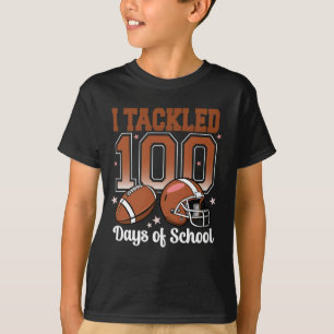 Grappig ik pakte 100 dagen schoolvoetbal kids t-shirt