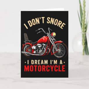 Grappig Ik Slaap Niet Ik Droom Dat Ik Een Motor Sn Kaart