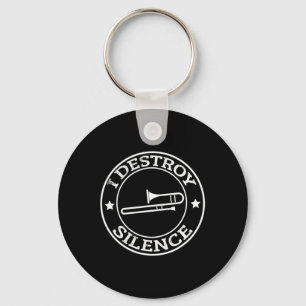 Grappig ik vernietig stilte trombone trompet spele sleutelhanger