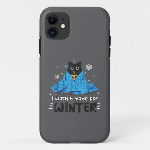 Grappig Ik Was Niet Gemaakt Voor Winter Schattige iPhone 11 Hoesje